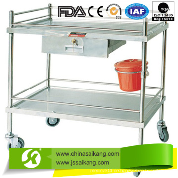 ISO9001 &amp; 13485 Zertifizierung Niedriger Preis Durable Medizin Lieferung Trolley Equipment